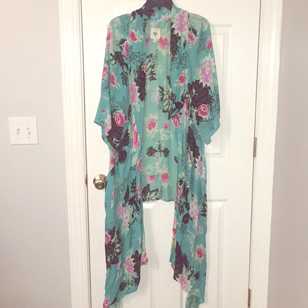 Kimono style long cardigan/outerwear